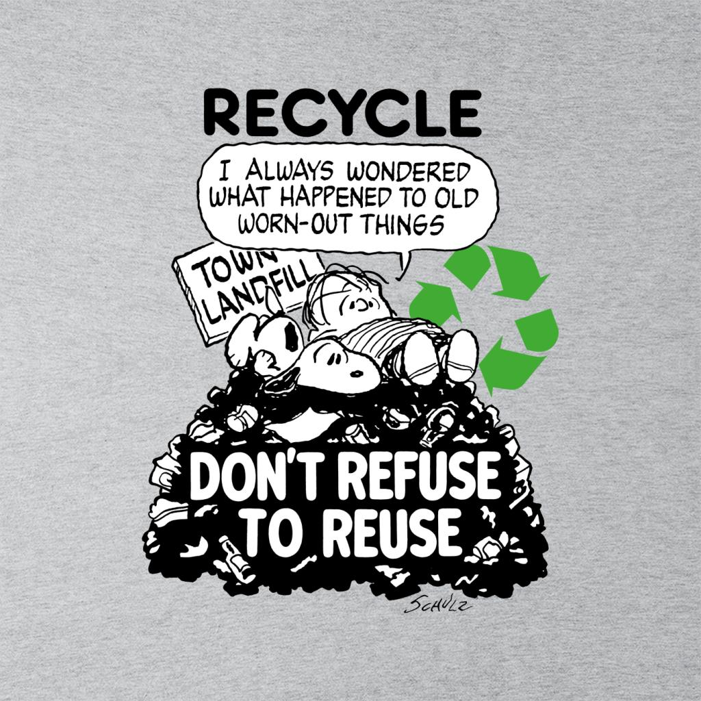 Peanuts Snoopy Dont Refuse To Reuse Women's Sweatshirt-ALL + EVERY