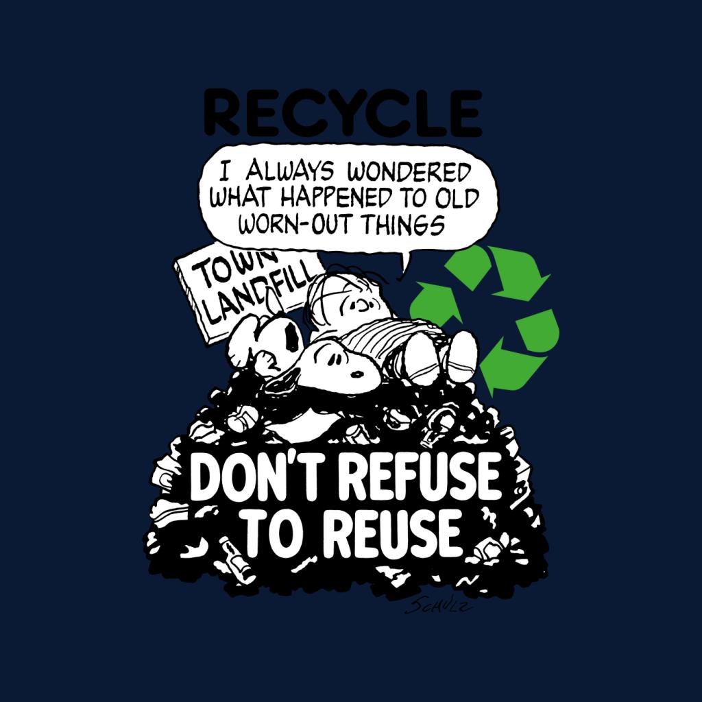 Peanuts Snoopy Dont Refuse To Reuse Women's T-Shirt-ALL + EVERY