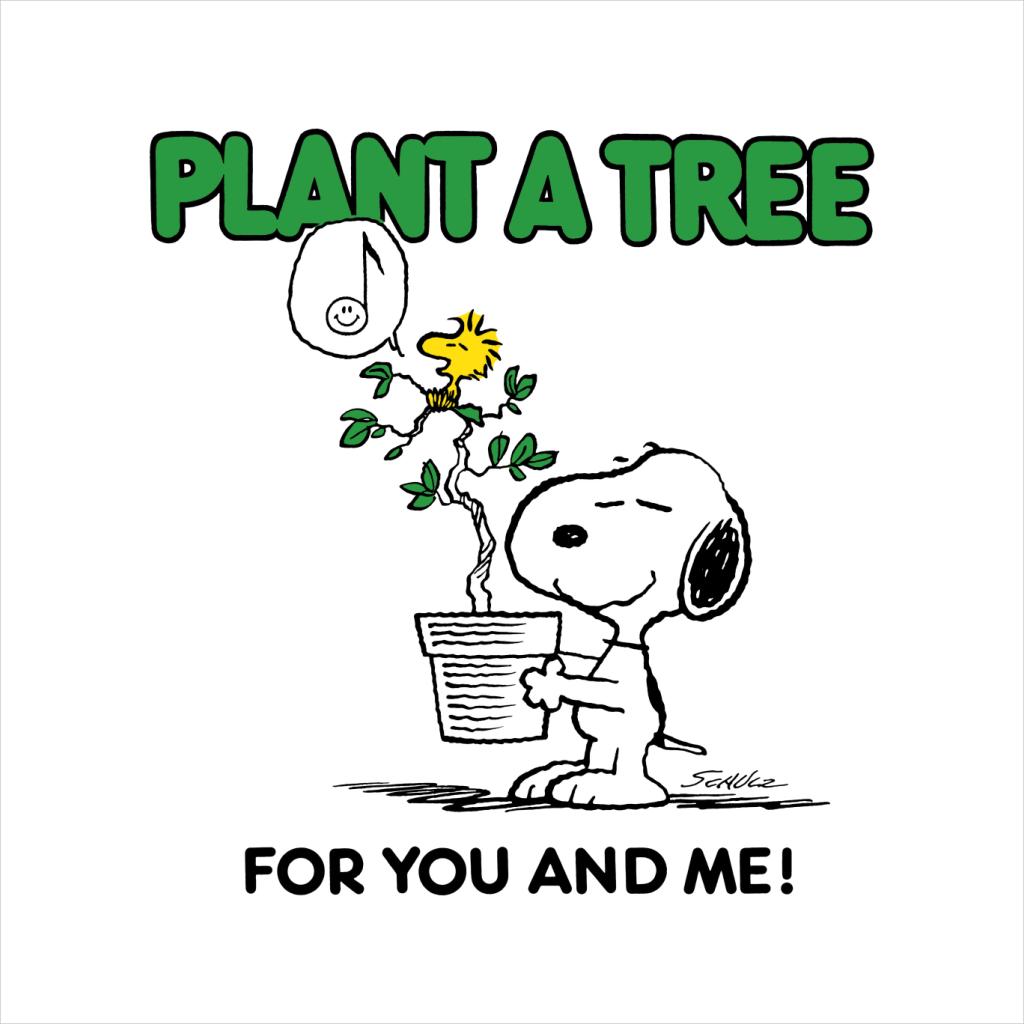 Peanuts Snoopy Plant A Tree Men's Sweatshirt-ALL + EVERY