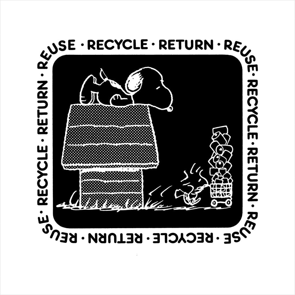 Peanuts Snoopy Recycle Return Reuse Women's T-Shirt-ALL + EVERY