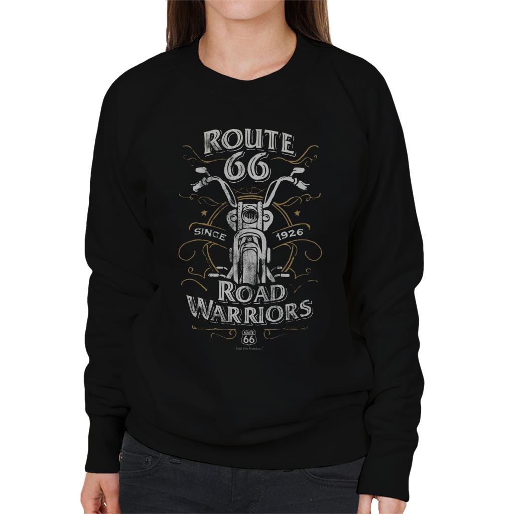 Route 66 Road Warriors Women's Sweatshirt-ALL + EVERY