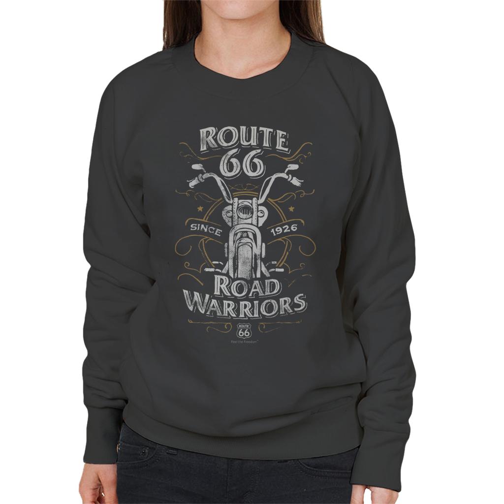 Route 66 Road Warriors Women's Sweatshirt-ALL + EVERY