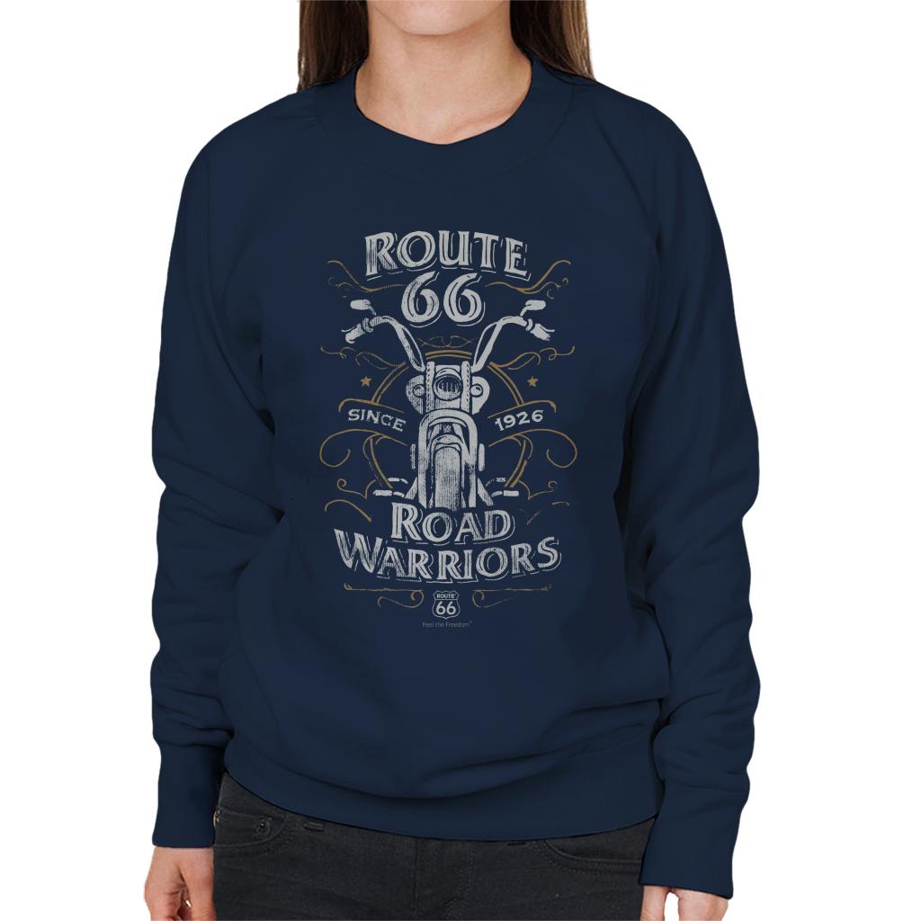 Route 66 Road Warriors Women's Sweatshirt-ALL + EVERY