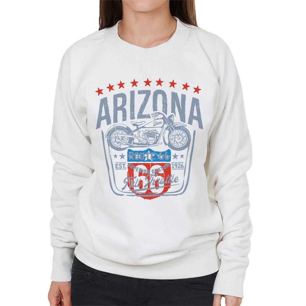 Route-66-Arizona-Motorcycle-Womens-Sweatshirt