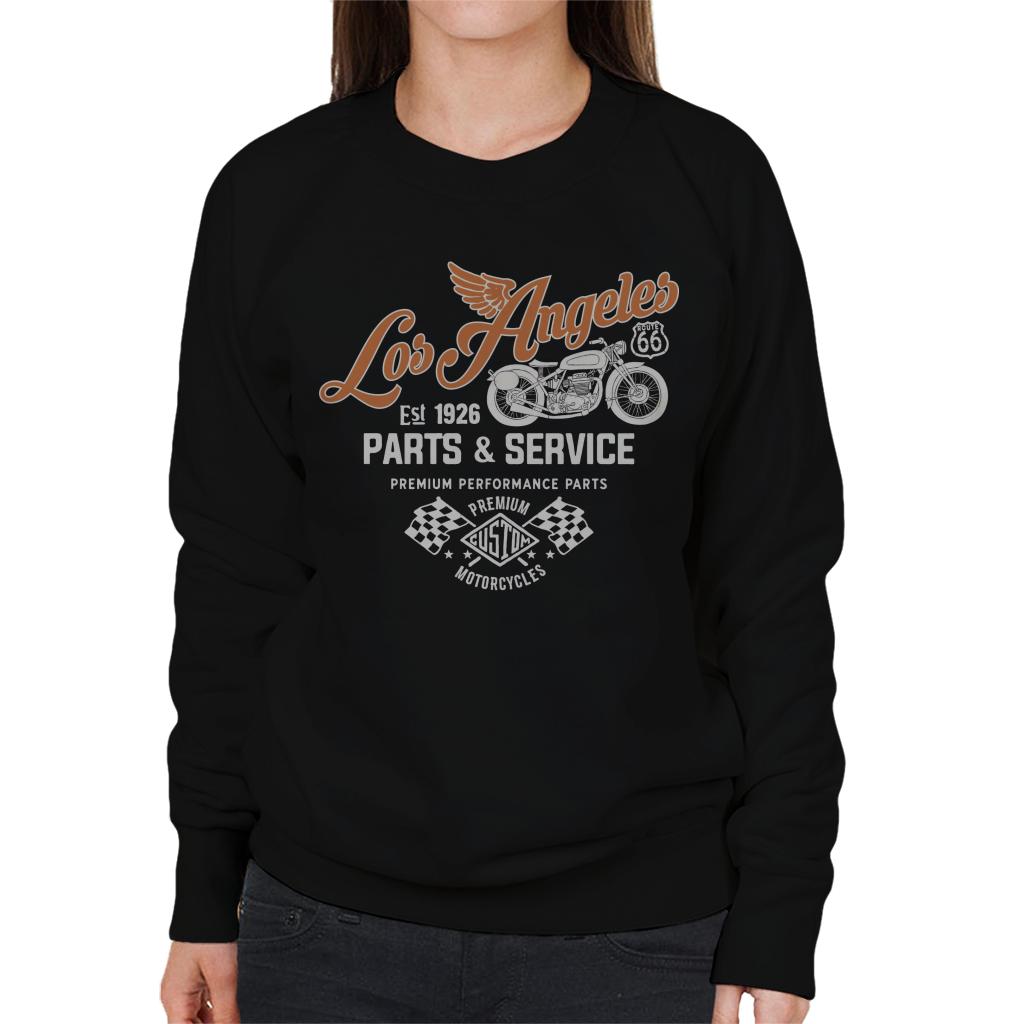 Route-66-Los-Angeles-Parts-&-Service-Womens-Sweatshirt