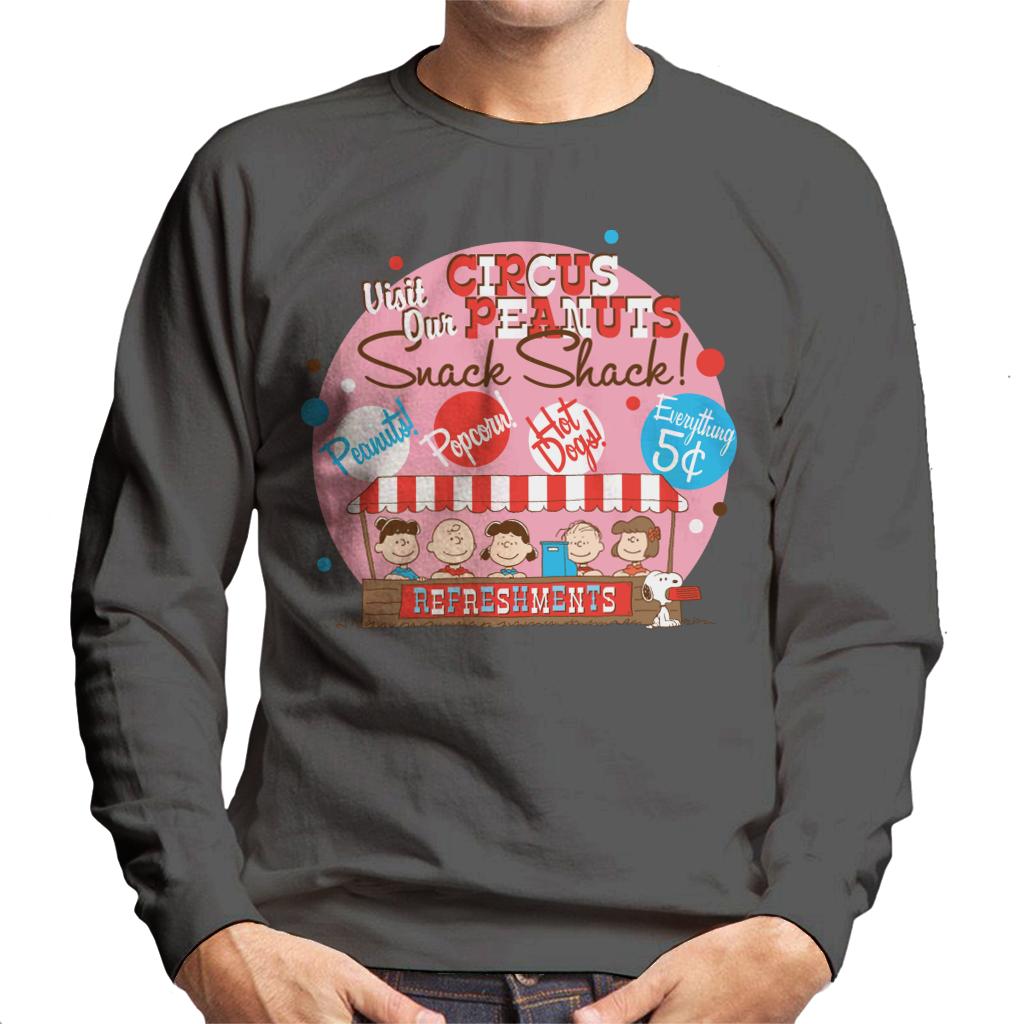Peanuts Circus Snack Shack Men's Sweatshirt-ALL + EVERY
