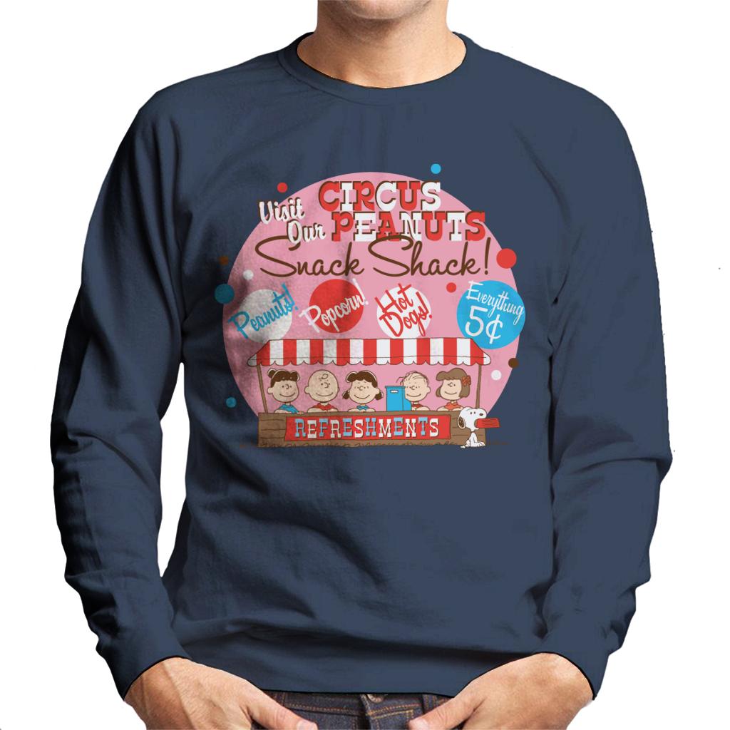 Peanuts Circus Snack Shack Men's Sweatshirt-ALL + EVERY