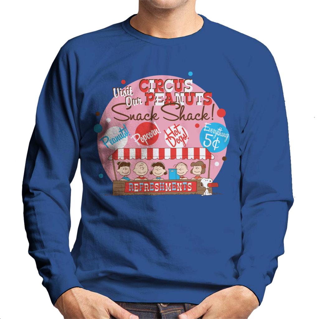 Peanuts Circus Snack Shack Men's Sweatshirt-ALL + EVERY