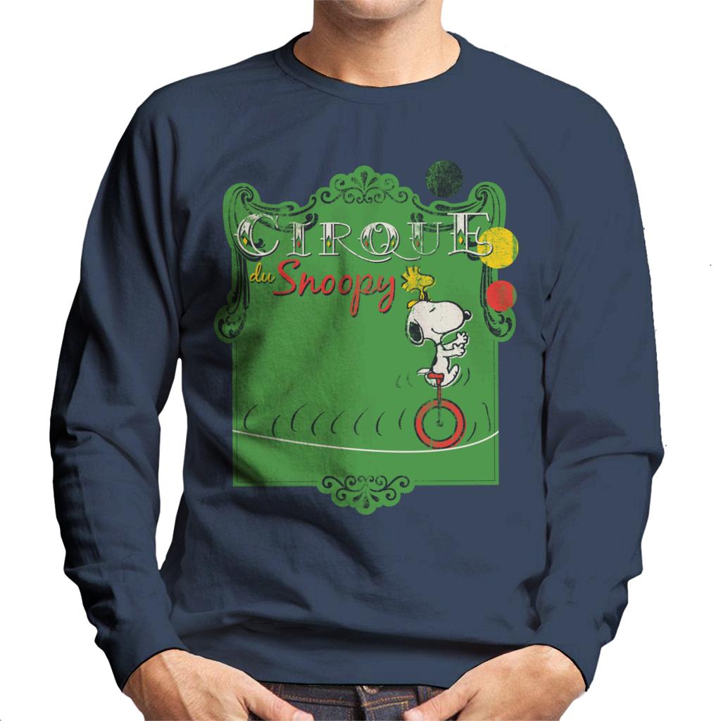 Peanuts Circus Cirque Du Snoopy Men's Sweatshirt-ALL + EVERY