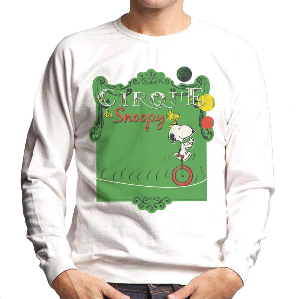 Peanuts Circus Cirque Du Snoopy Men's Sweatshirt-ALL + EVERY