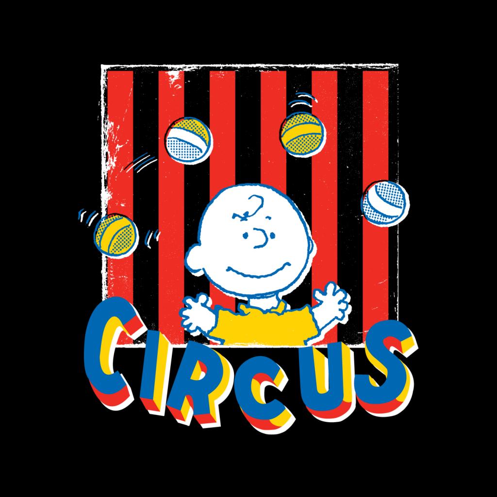 Peanuts Circus Juggling Charlie Brown Women's T-Shirt-ALL + EVERY