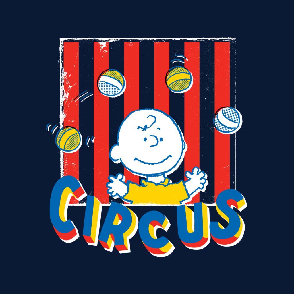 Peanuts Circus Juggling Charlie Brown Men's T-Shirt-ALL + EVERY