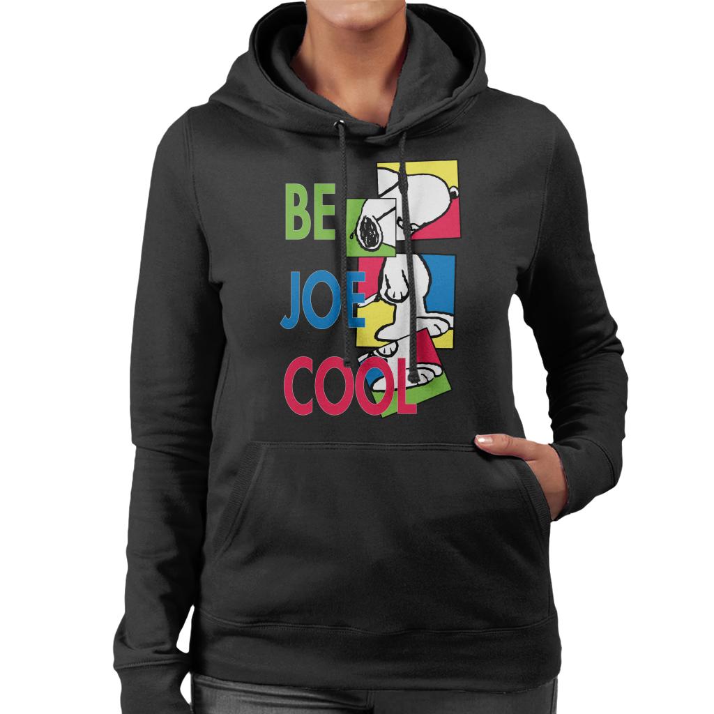 Peanuts Snoopy Be Joe Cool Women's Hooded Sweatshirt-ALL + EVERY