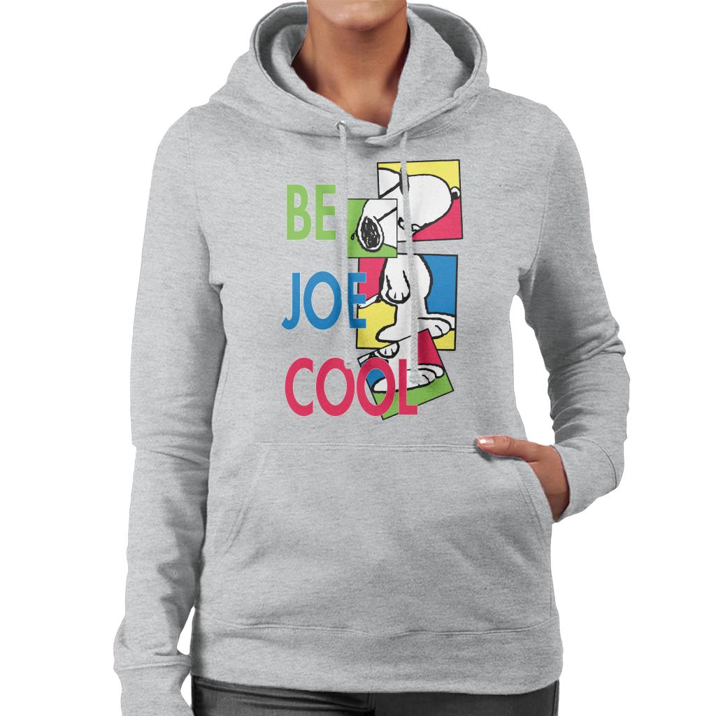 Peanuts Snoopy Be Joe Cool Women's Hooded Sweatshirt-ALL + EVERY