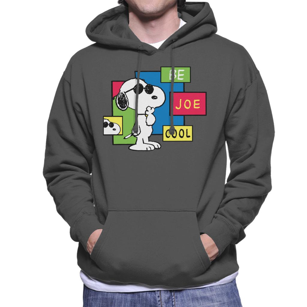 Peanuts Be Joe Cool Snoopy Men's Hooded Sweatshirt-ALL + EVERY