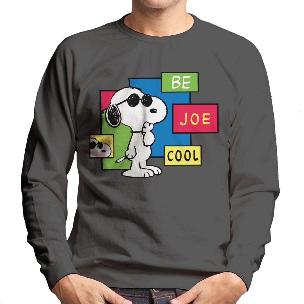 Peanuts Be Joe Cool Snoopy Men's Sweatshirt-ALL + EVERY