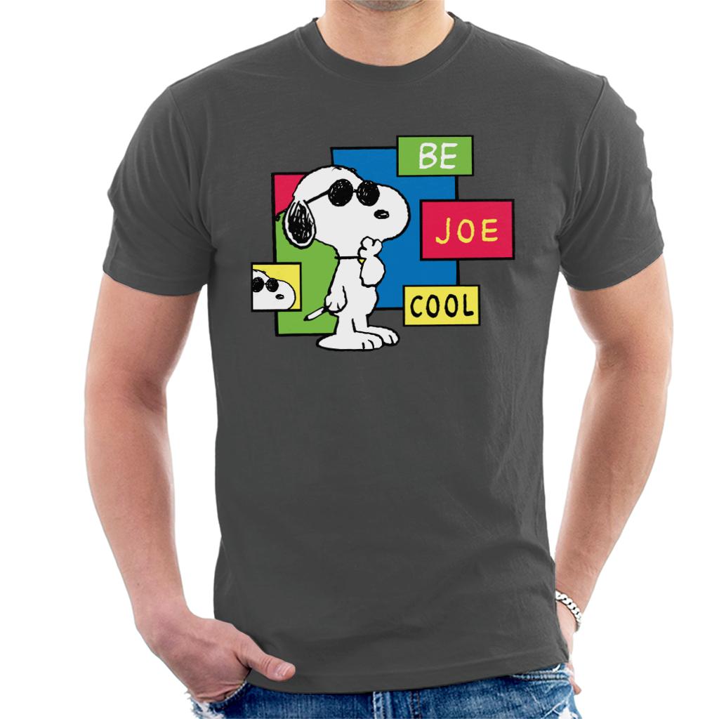 Peanuts Be Joe Cool Snoopy Men's T-Shirt-ALL + EVERY