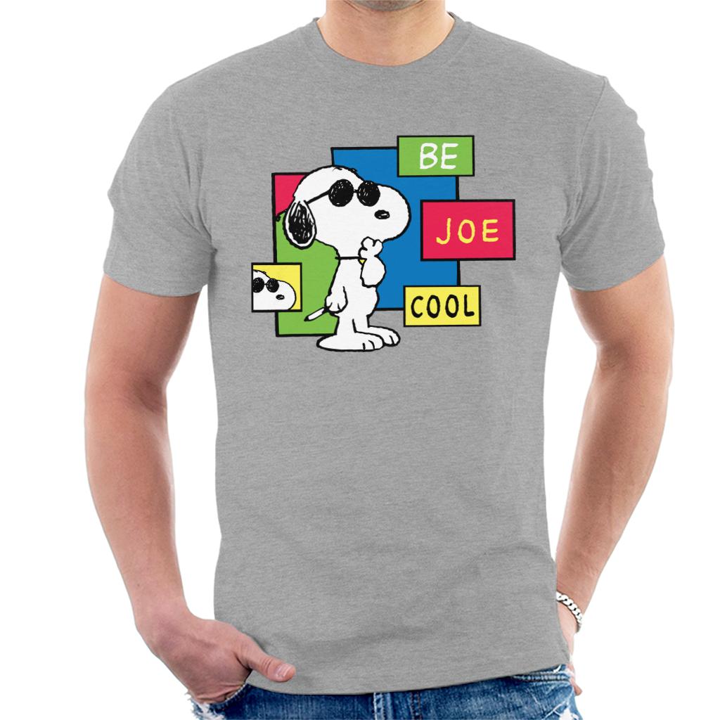 Peanuts Be Joe Cool Snoopy Men's T-Shirt-ALL + EVERY