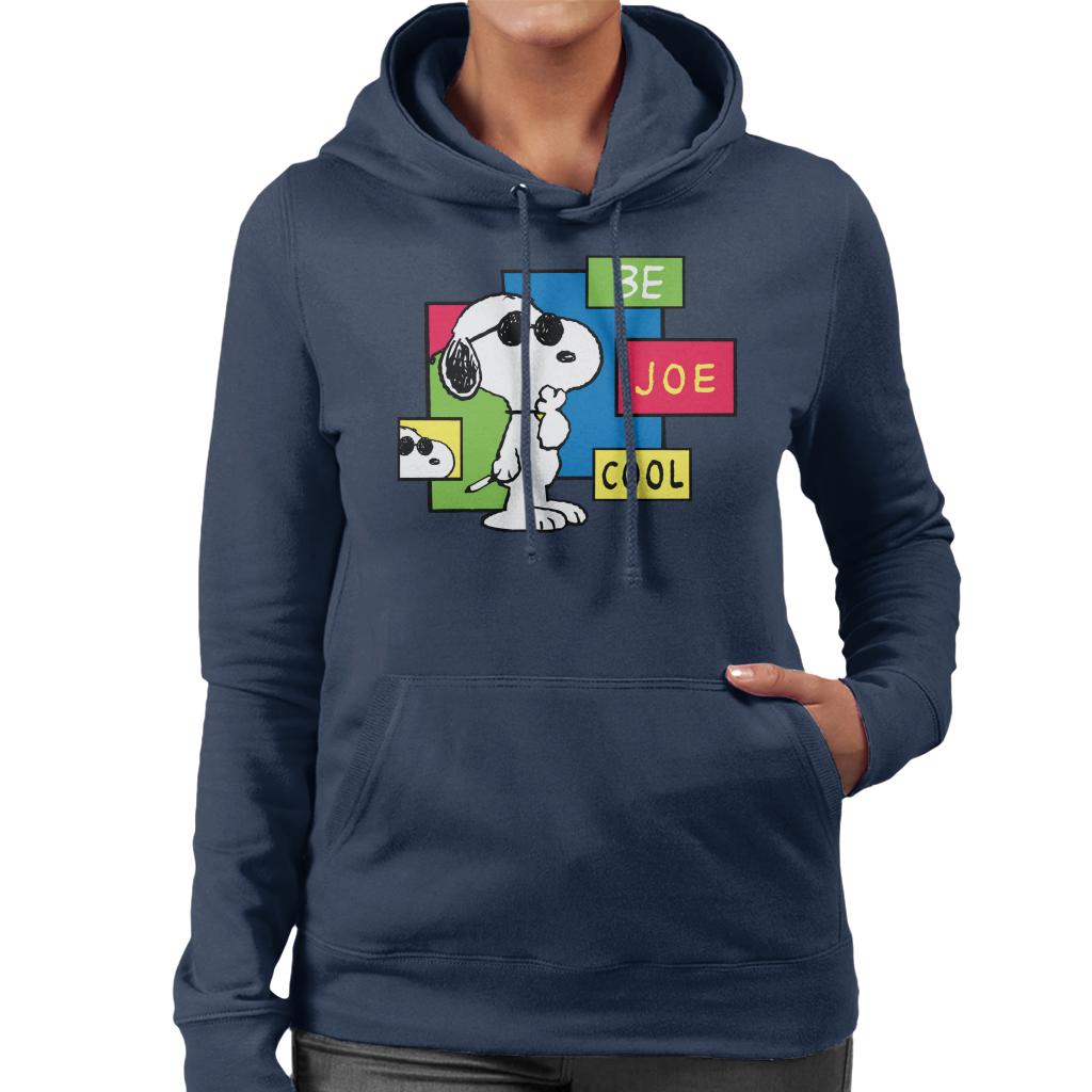 Peanuts Be Joe Cool Snoopy Women's Hooded Sweatshirt-ALL + EVERY