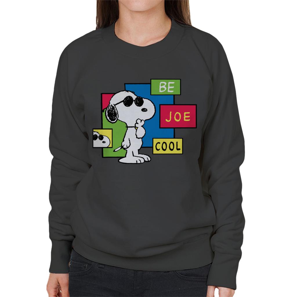 Peanuts Be Joe Cool Snoopy Women's Sweatshirt-ALL + EVERY