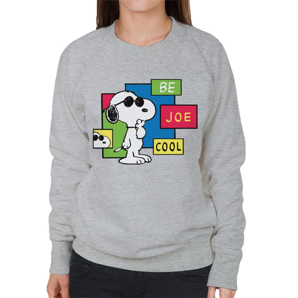 Peanuts Be Joe Cool Snoopy Women's Sweatshirt-ALL + EVERY