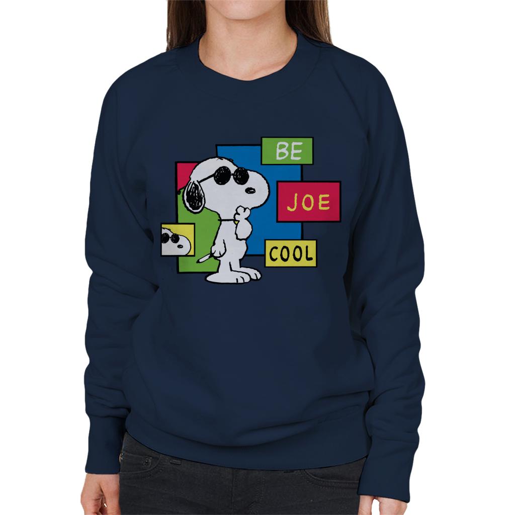 Peanuts Be Joe Cool Snoopy Women's Sweatshirt-ALL + EVERY