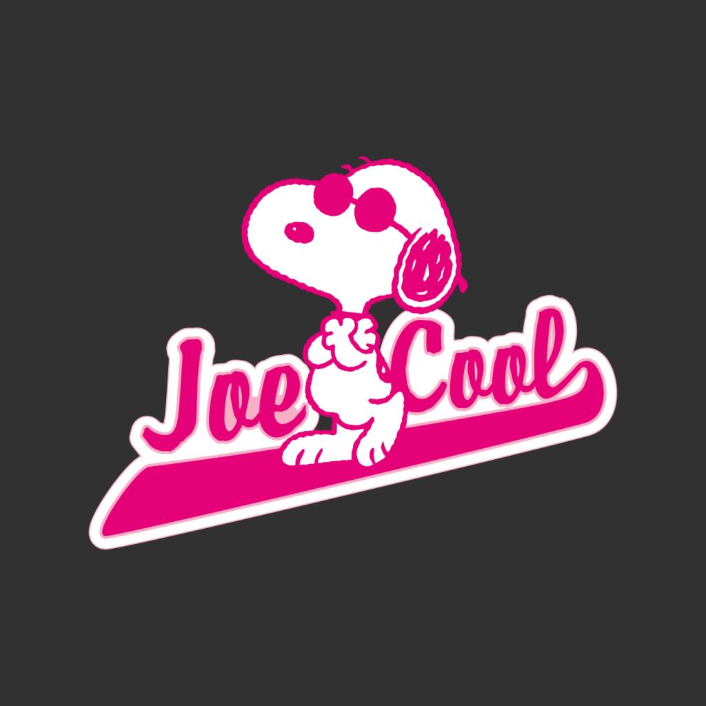 Peanuts Joe Cool Baseball Text Men's T-Shirt-ALL + EVERY