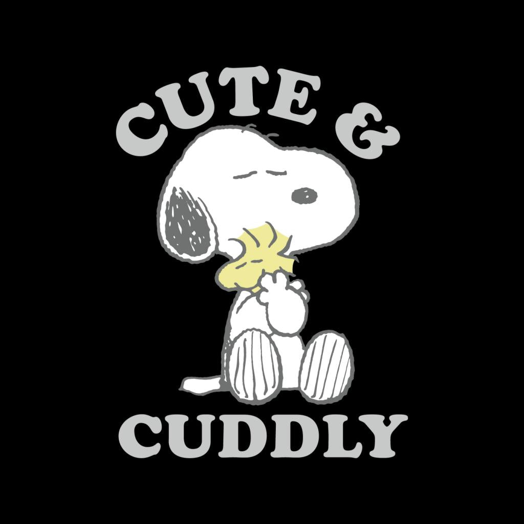 Peanuts Cute & Cuddly Snoopy Women's Hooded Sweatshirt-ALL + EVERY