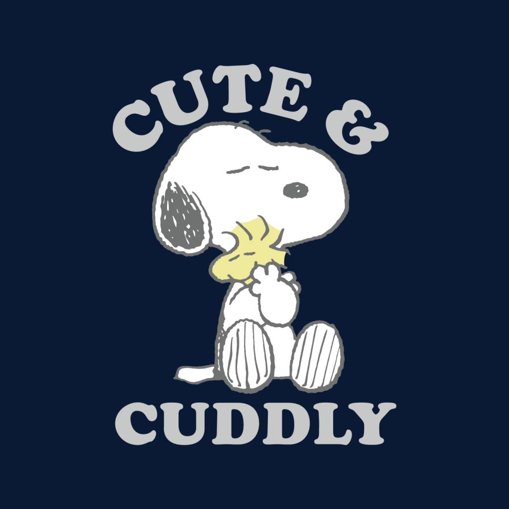 Peanuts Cute & Cuddly Snoopy Men's Sweatshirt-ALL + EVERY