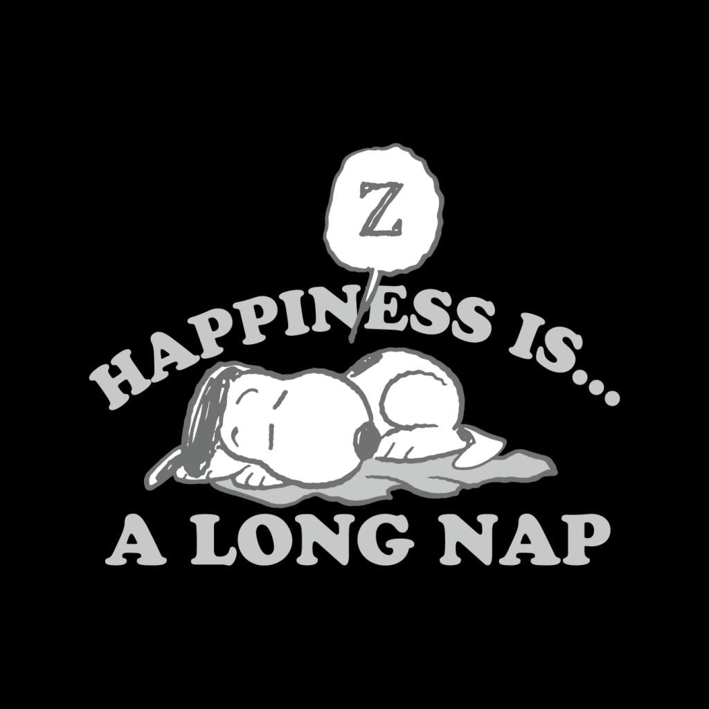 Peanuts Happiness Is A Long Nap Snoopy Men's Hooded Sweatshirt-ALL + EVERY