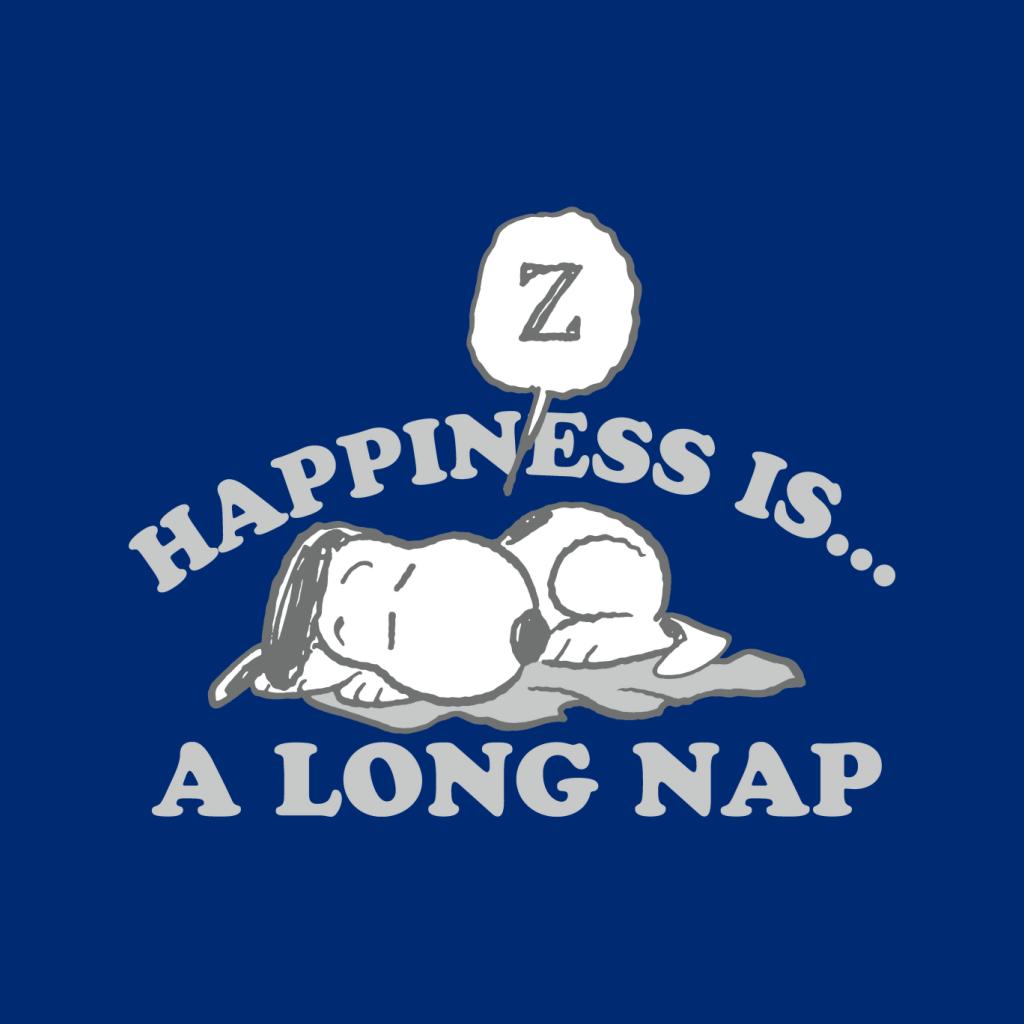 Peanuts Happiness Is A Long Nap Snoopy Women's T-Shirt-ALL + EVERY