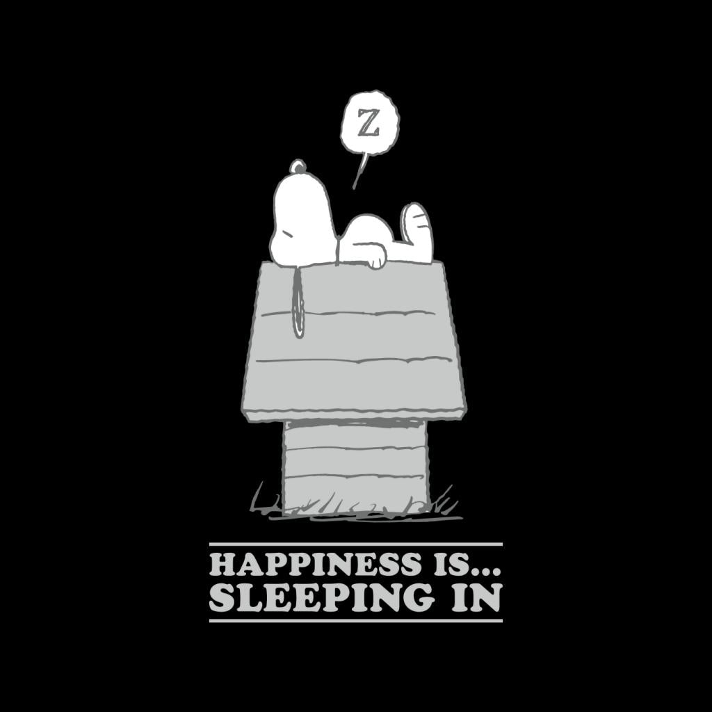 Peanuts Happiness Is Sleeping In Snoopy Men's T-Shirt-ALL + EVERY