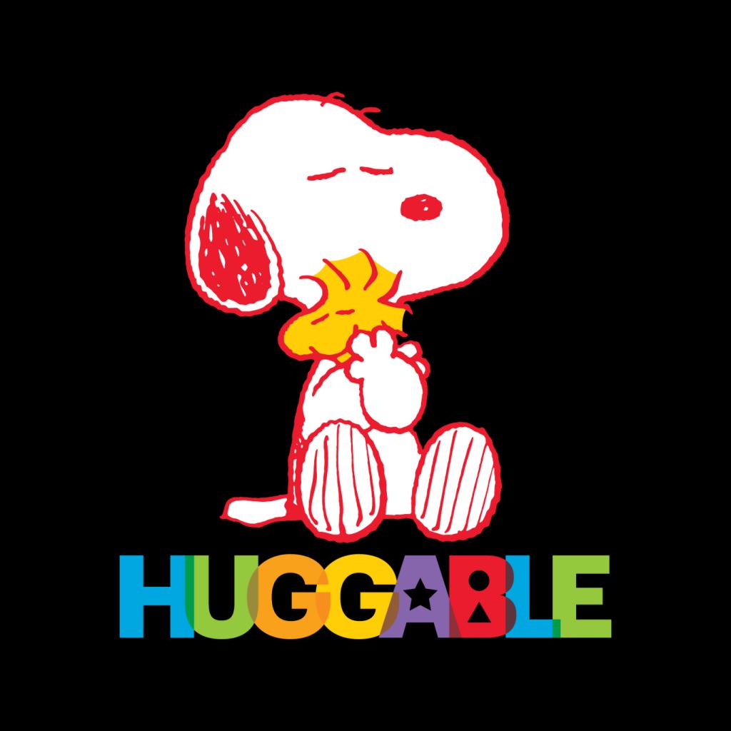 Peanuts Rainbow Huggable Snoopy & Woodstock Men's T-Shirt-ALL + EVERY