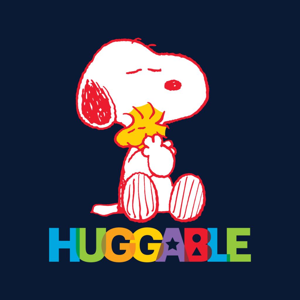 Peanuts Rainbow Huggable Snoopy & Woodstock Men's T-Shirt-ALL + EVERY