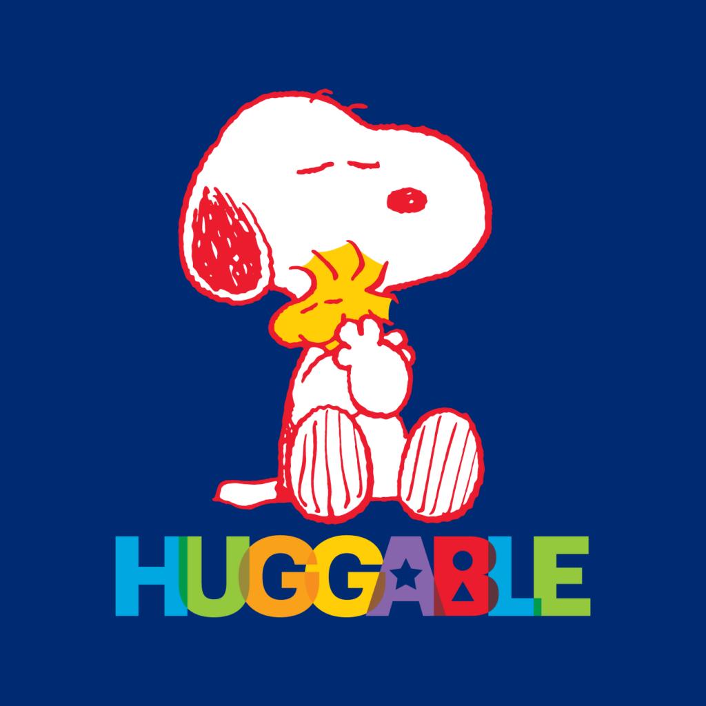 Peanuts Rainbow Huggable Snoopy & Woodstock Women's T-Shirt-ALL + EVERY