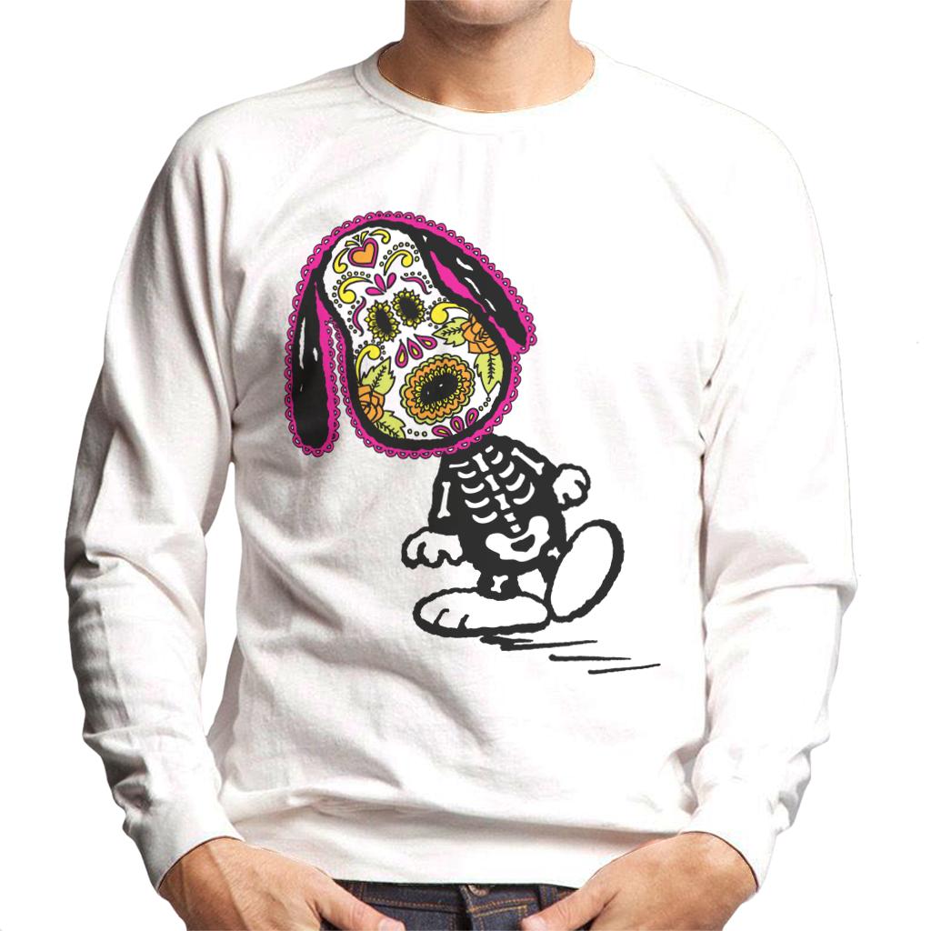 Peanuts Cinco De Mayo Skeleton Snoopy Men's Sweatshirt-ALL + EVERY