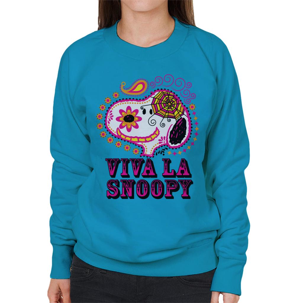 Peanuts Viva La Snoopy Women's Sweatshirt-ALL + EVERY