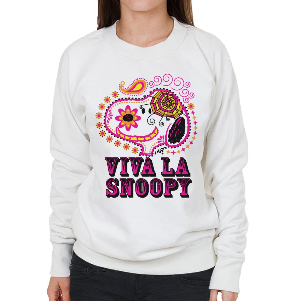 Peanuts Viva La Snoopy Women's Sweatshirt-ALL + EVERY