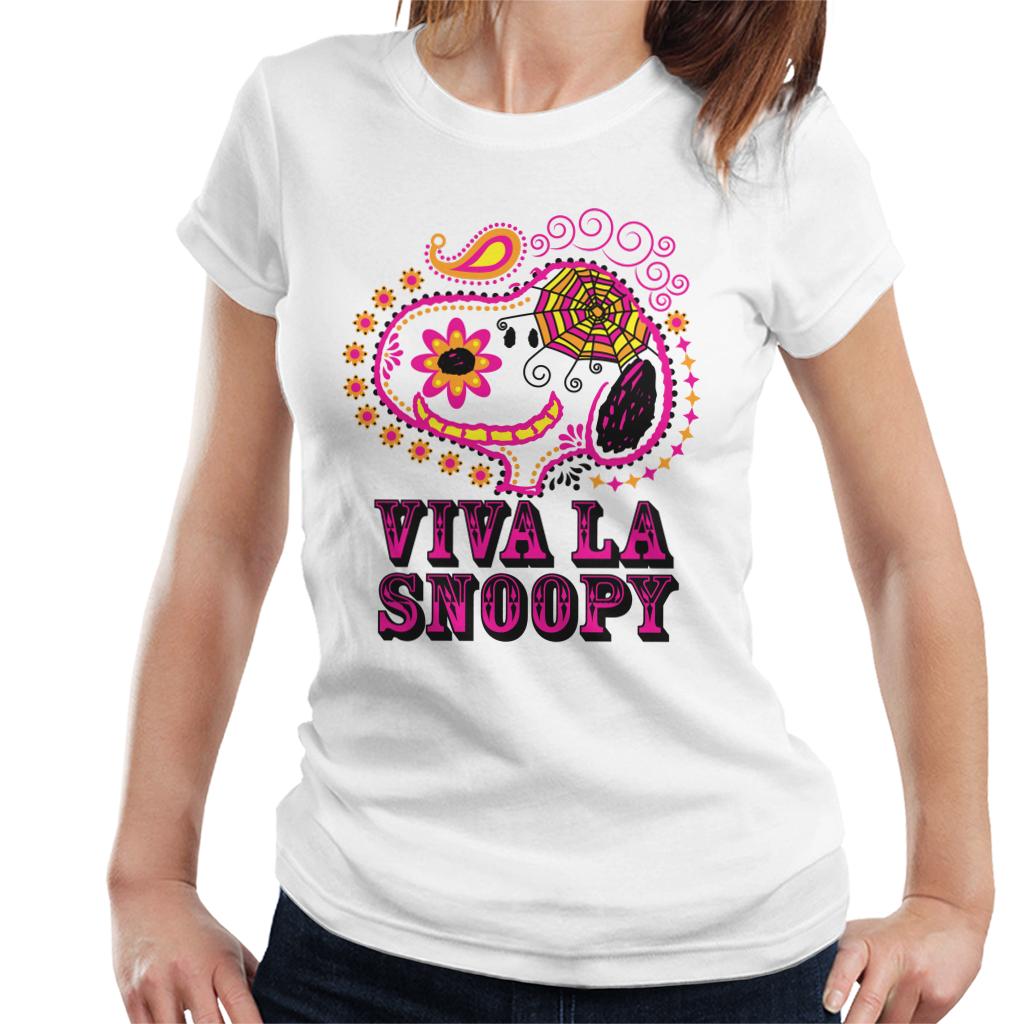 Peanuts Viva La Snoopy Women's T-Shirt-ALL + EVERY