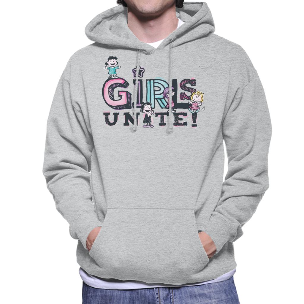 Peanuts Girls Unite Marcie Men's Hooded Sweatshirt-ALL + EVERY