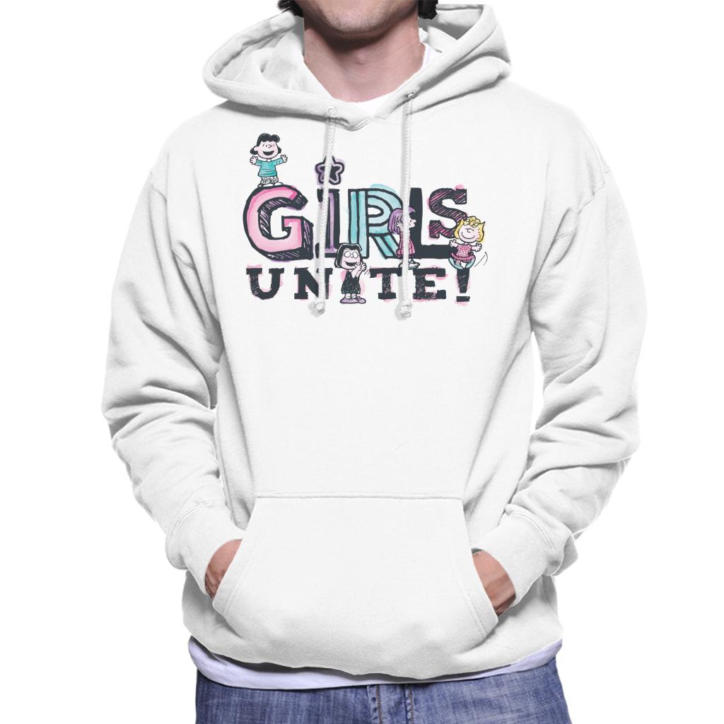 Peanuts Girls Unite Marcie Men's Hooded Sweatshirt-ALL + EVERY