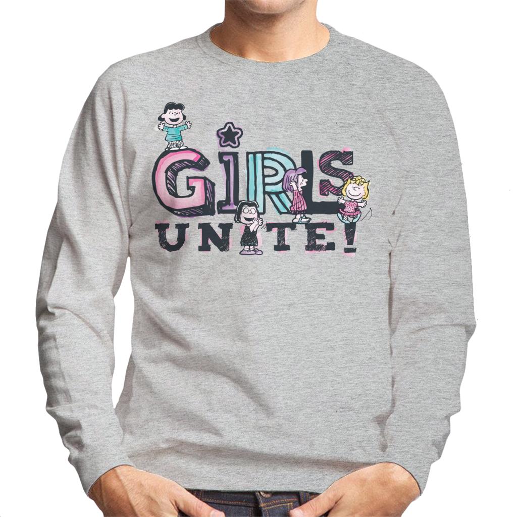 Peanuts Girls Unite Marcie Men's Sweatshirt-ALL + EVERY