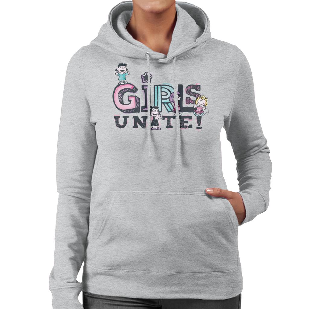 Peanuts Girls Unite Marcie Women's Hooded Sweatshirt-ALL + EVERY