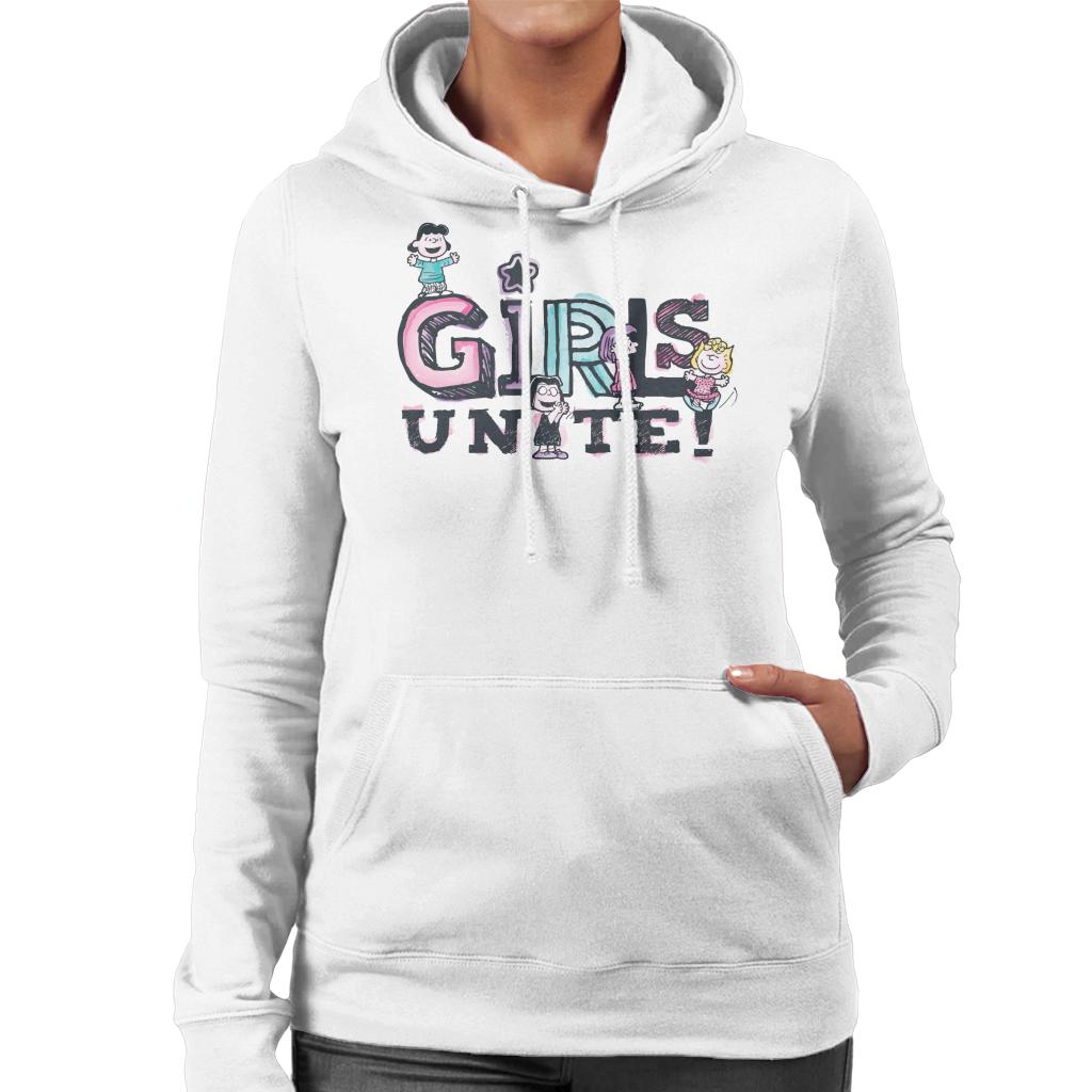 Peanuts Girls Unite Marcie Women's Hooded Sweatshirt-ALL + EVERY