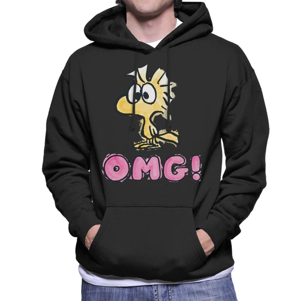 Peanuts-Woodstock-OMG-Mens-Hooded-Sweatshirt