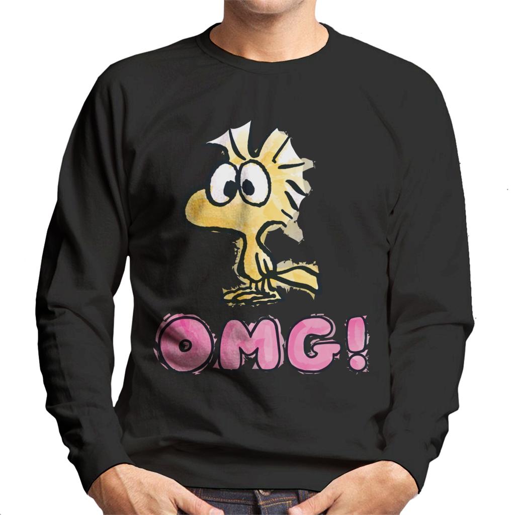 Peanuts-Woodstock-OMG-Mens-Sweatshirt