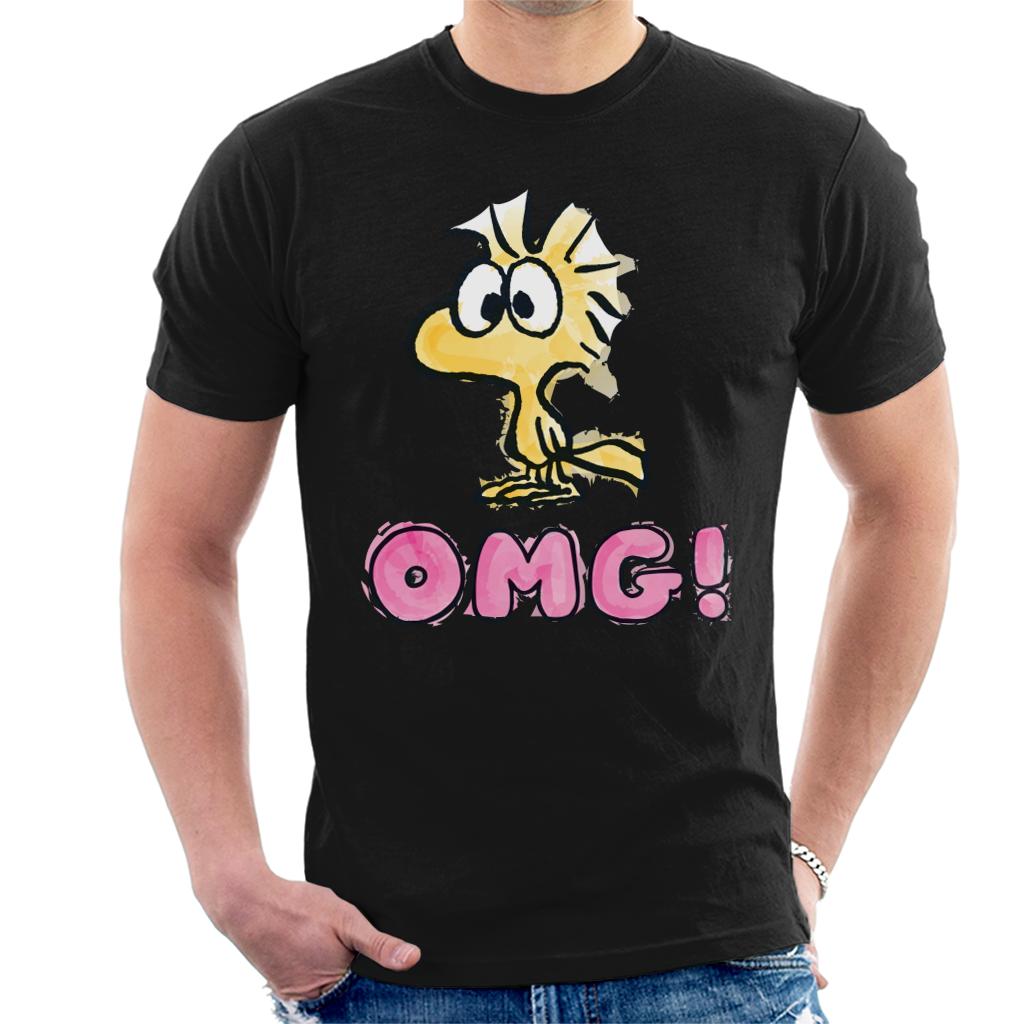Peanuts-Woodstock-OMG-Mens-T-Shirt