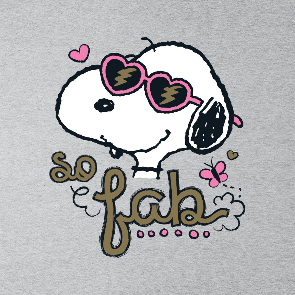 Peanuts Snoopy So Fab Women's T-Shirt-ALL + EVERY