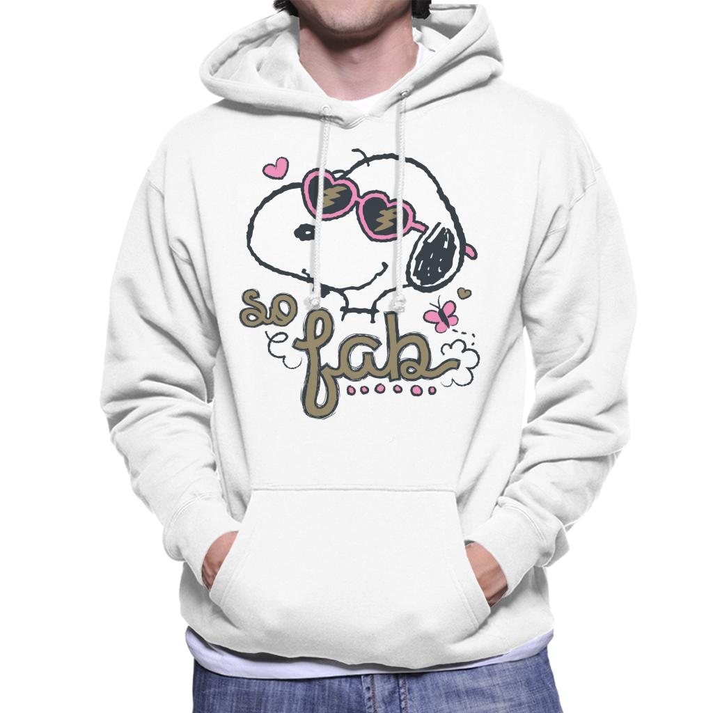 Peanuts Snoopy So Fab Men's Hooded Sweatshirt-ALL + EVERY