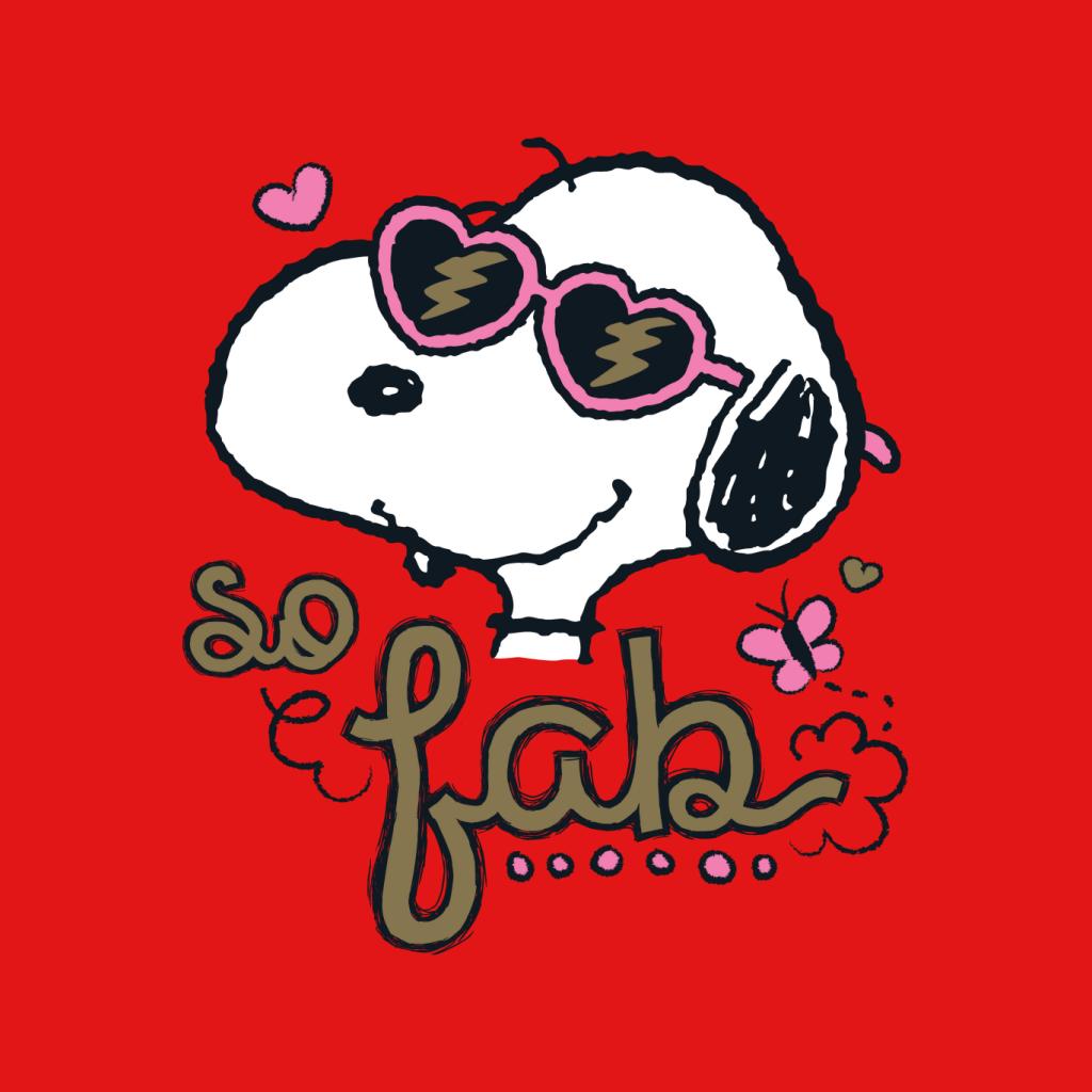 Peanuts Snoopy So Fab Women's T-Shirt-ALL + EVERY